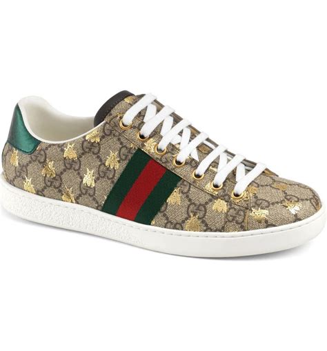 gucci sneakers men bee|Gucci new ace sneakers women's.